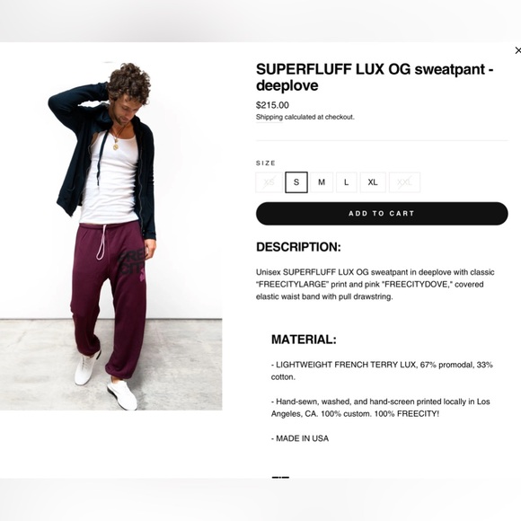 Freecity Supershop full zip hoodie and sweats - Picture 4 of 4